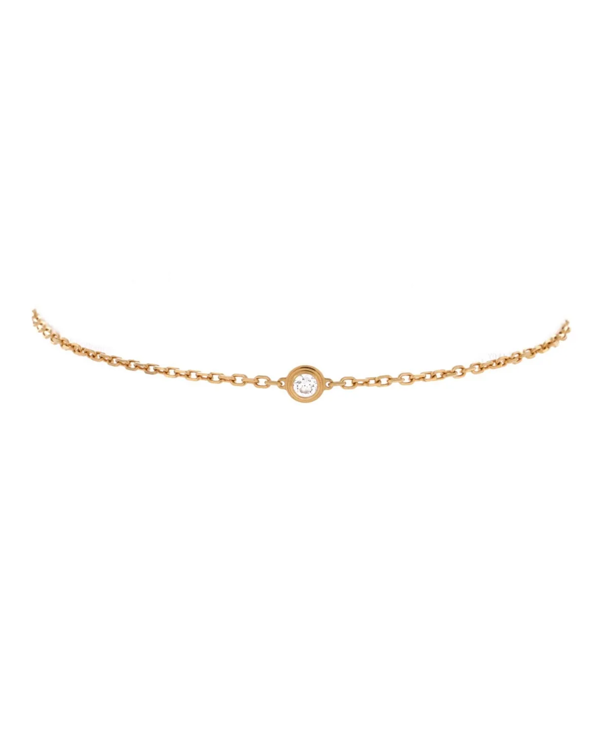 Pre-Owned Cartier Diamond Link & Chain Bracelet (0.09 ct. t.w.) in 18K Yellow Gold by Cartier's