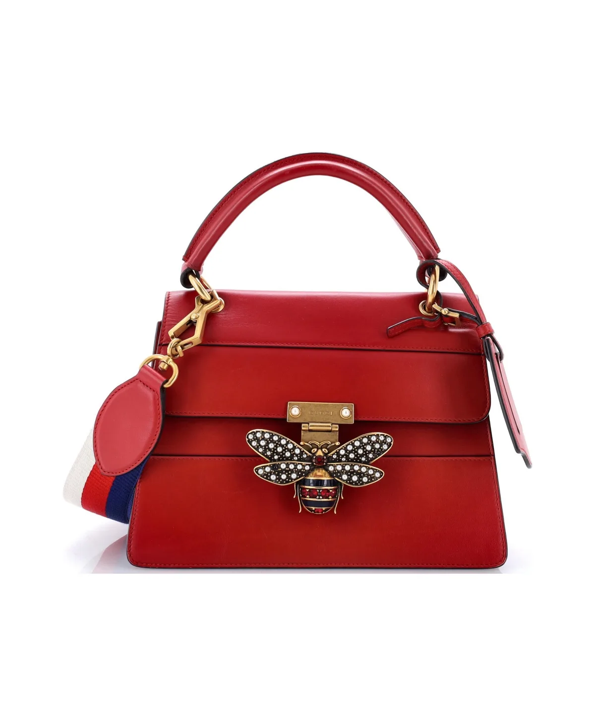 Pre-Owned Gucci Small Queen Margaret Top Handle Bag Leather by Gucci