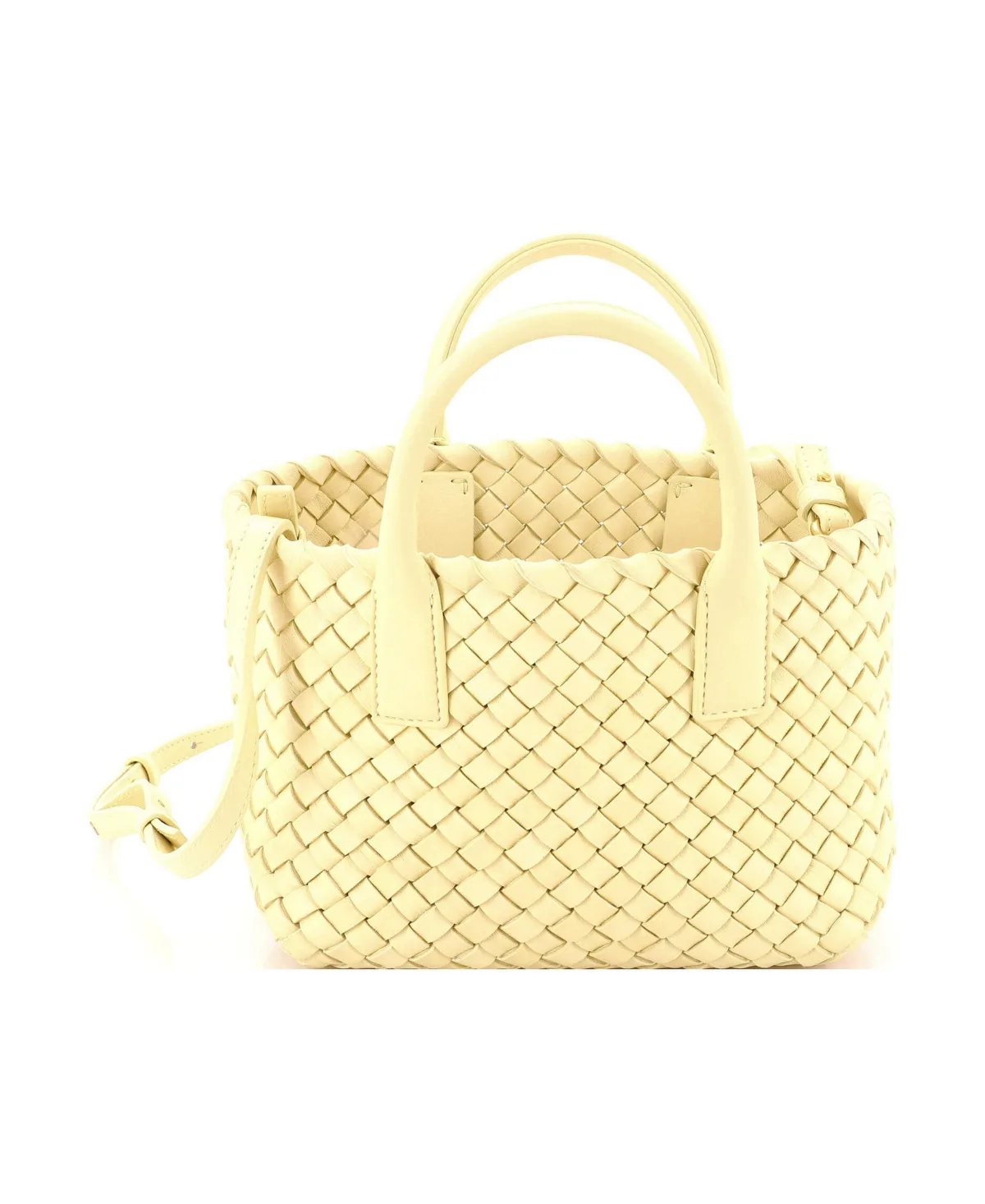 Pre-Owned Bottega Veneta Mini Cabat Tote Intrecciato Nappa by Bottega Veneta