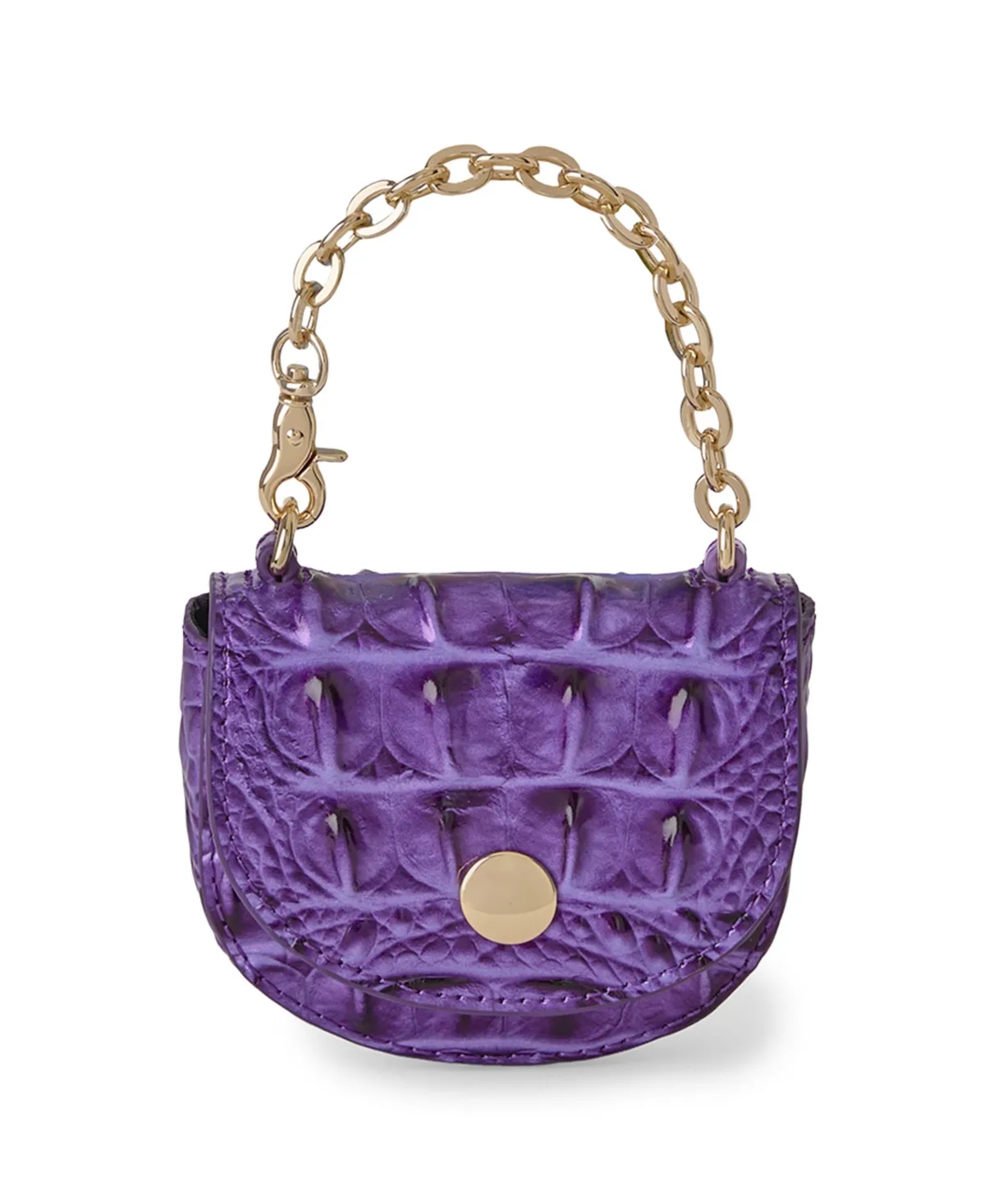 Melbourne Leather Chain Strap with Key Clip Pouch by Brahmin