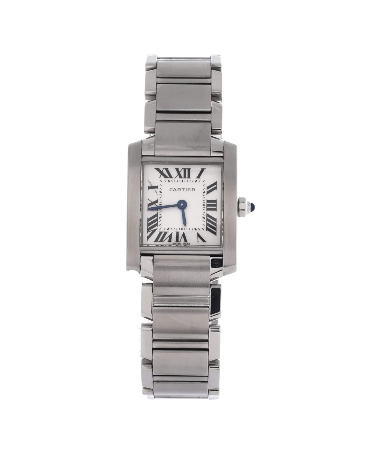 Pre-Owned Cartier Tank Francaise Quartz Watch in Stainless Steel 20mm by Cartier's