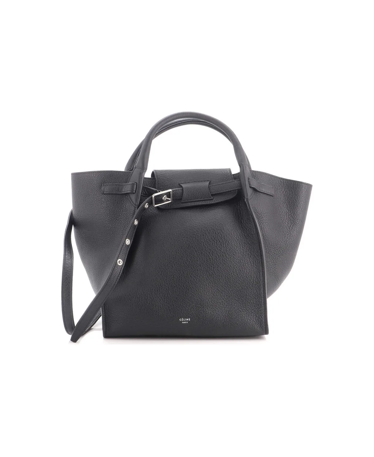 Pre-Owned Small Big Bag Grained Calfskin by Celine