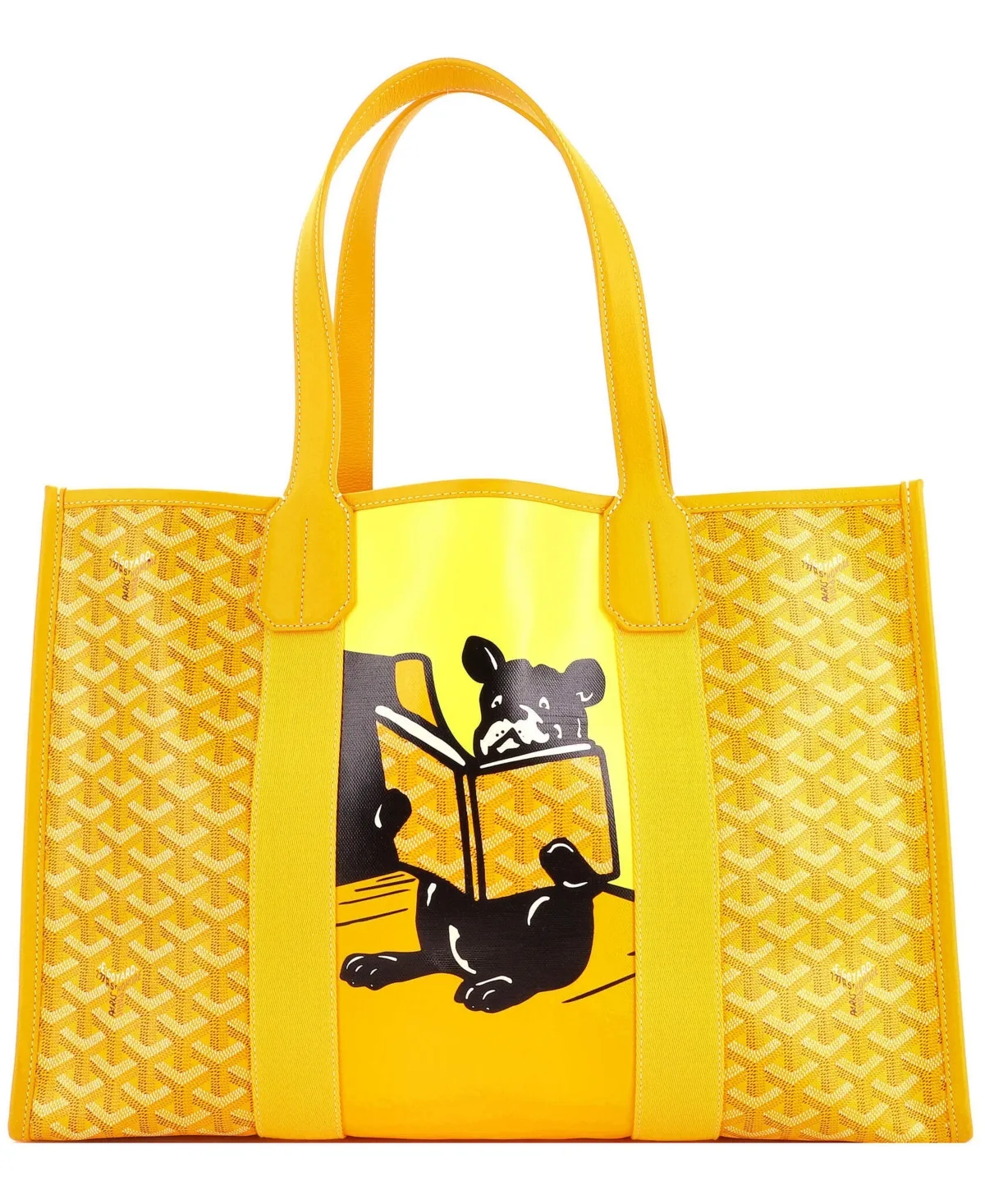 Pre-Owned Goyard mm Villette Printed Coated Canvas Tote by Pre Owned Goyard