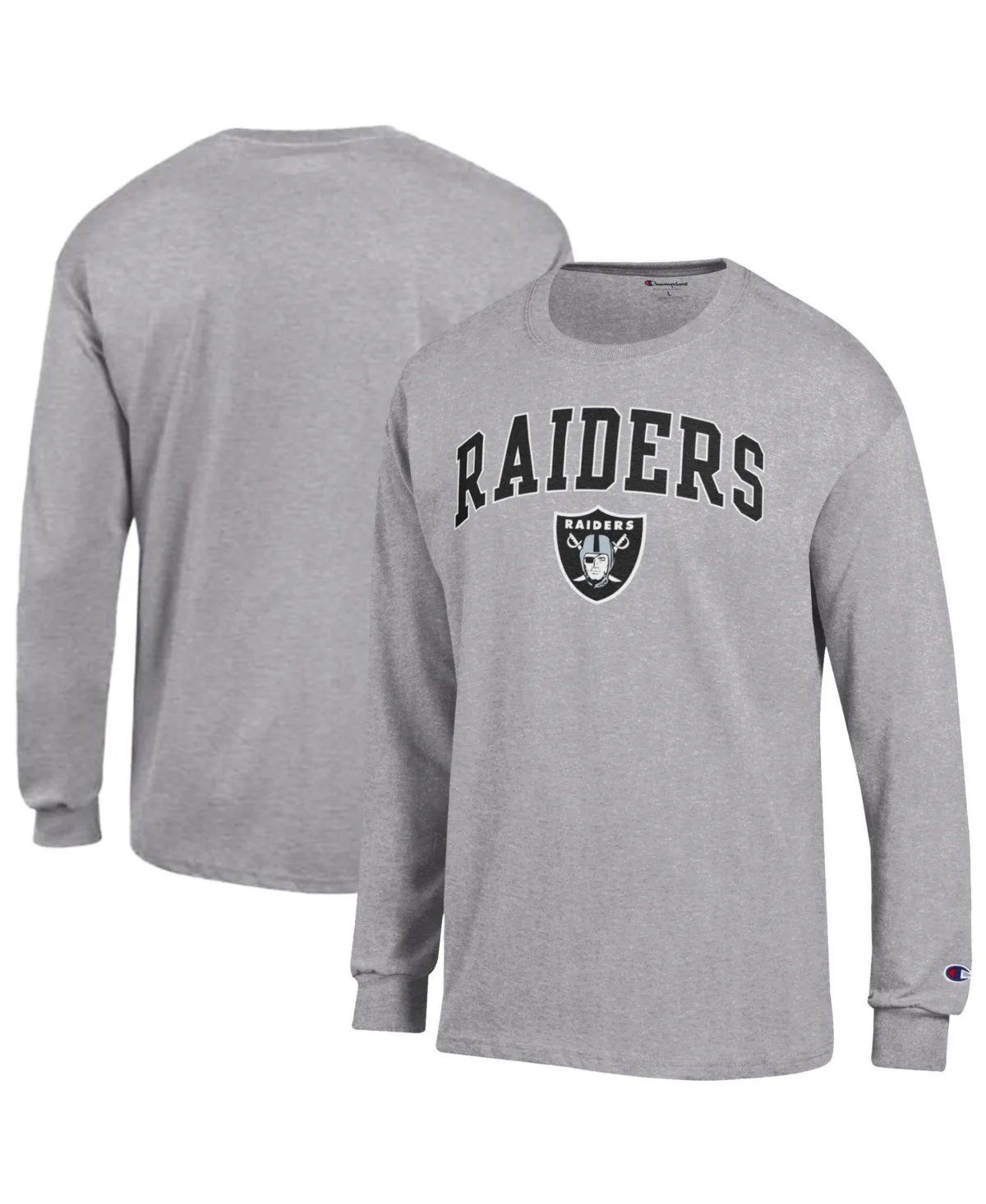 Las Vegas Raiders Arch Over Logo Long Sleeves T-Shirt