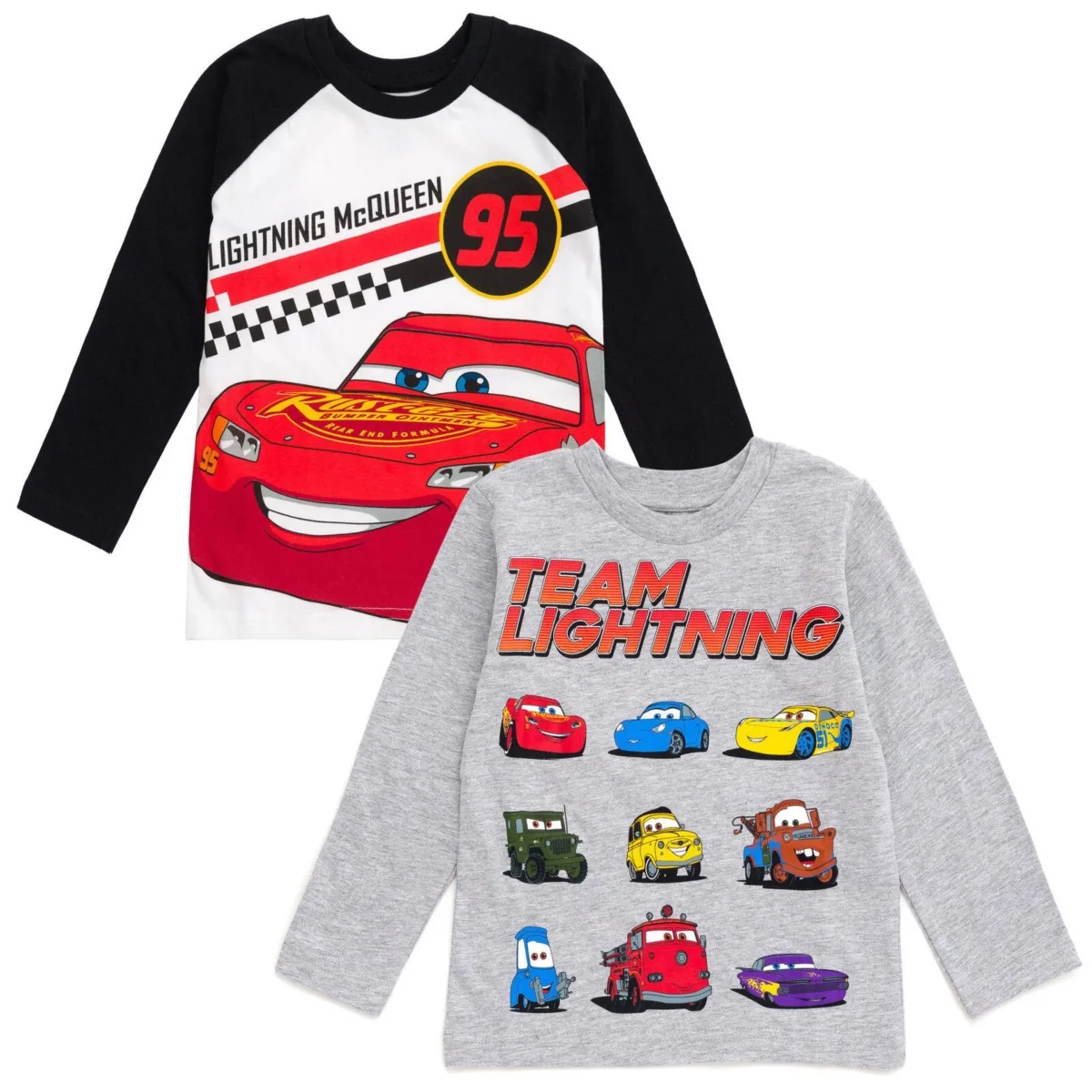 Toy Story Cars Lion King Guard Mickey Mouse 2 Pack Cosplay Long Sleeve T-Shirts by Cars