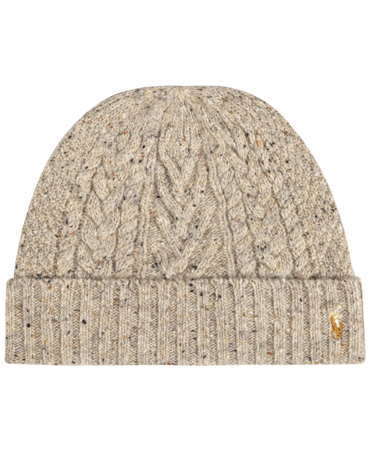 Aran Tweed Beanie Hat by Polo Ralph Lauren