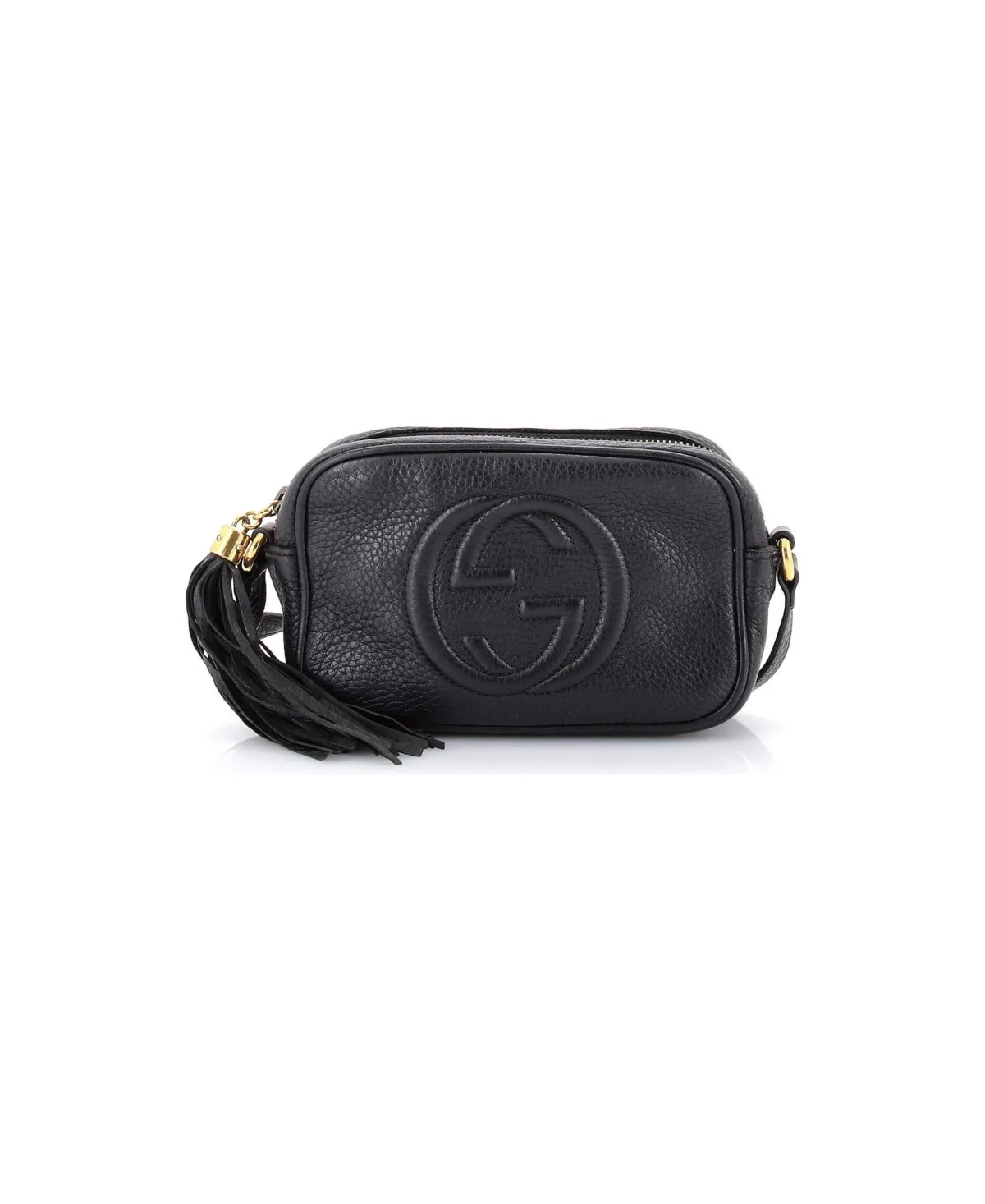 Pre-Owned Gucci Mini Soho Disco Crossbody Bag Leather by Gucci