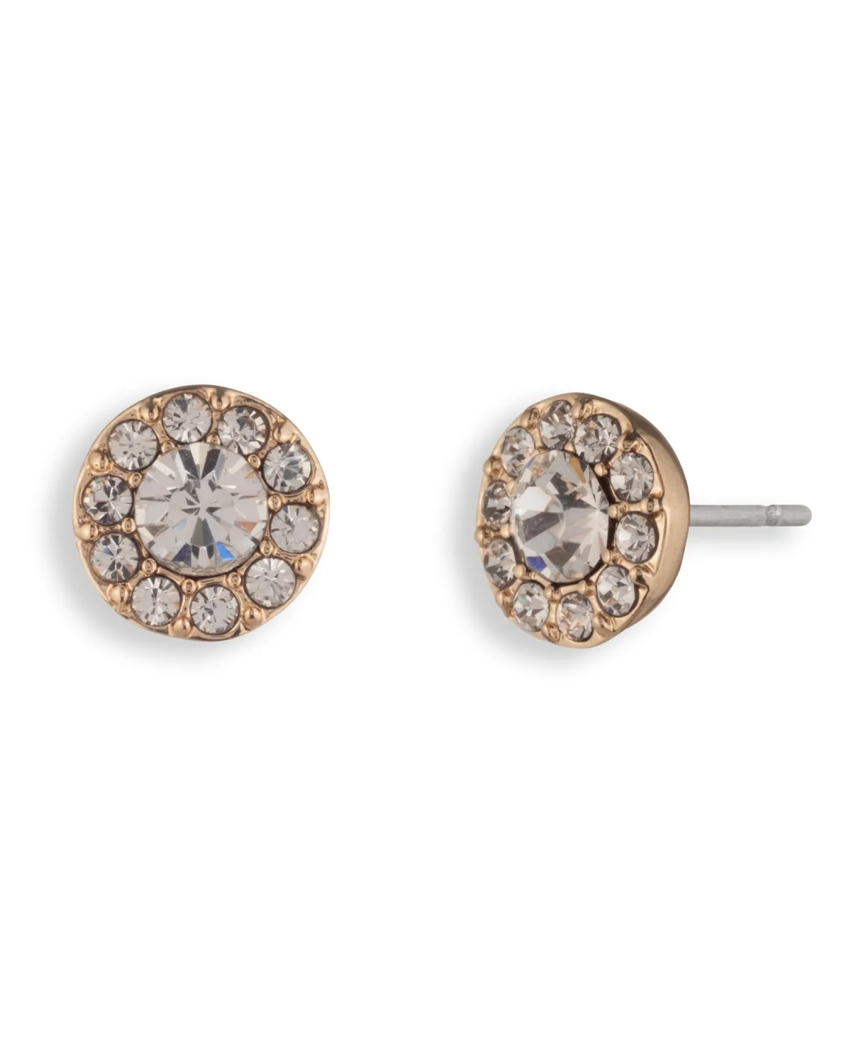 Small Crystal Pave Stud Earrings by GIVENCHY