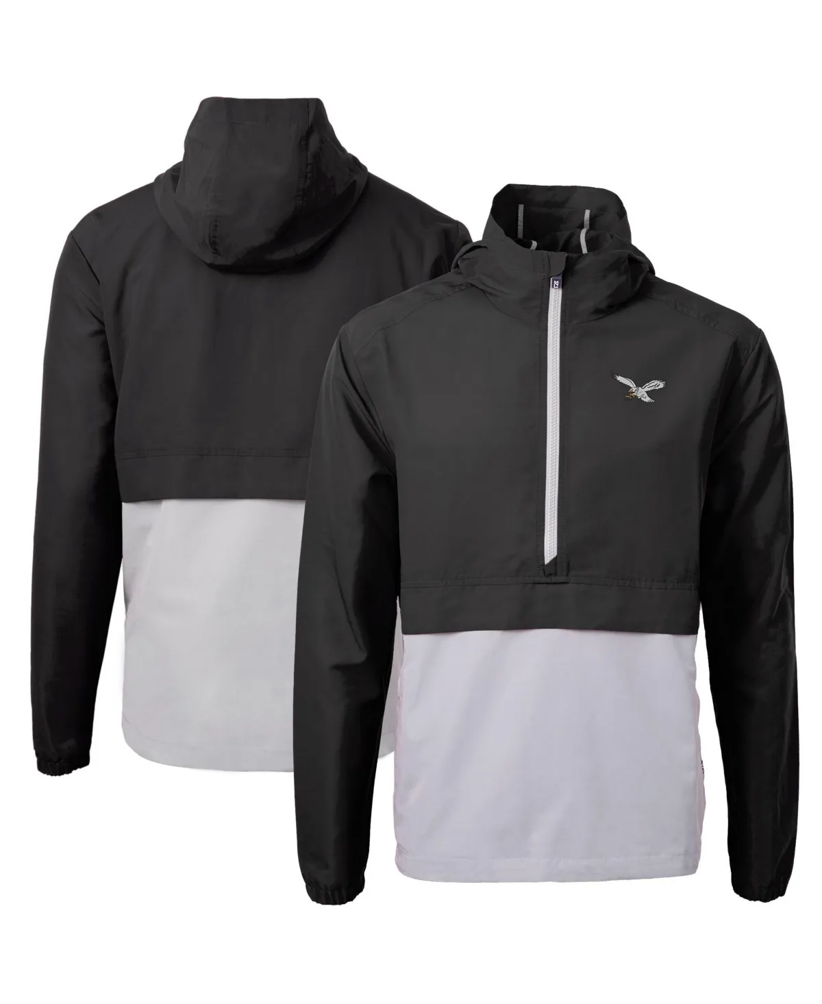 Philadelphia Eagles Charter Eco Knit Anorak Half-Zip Jacket by Cutter & Buck