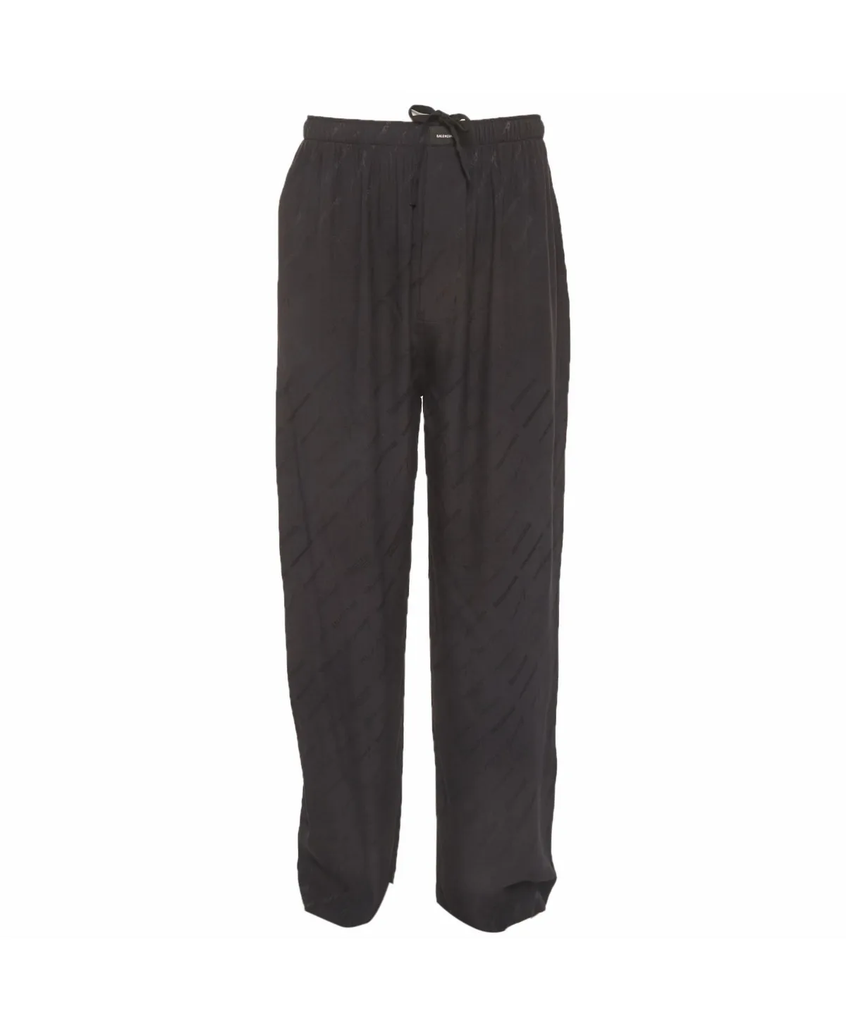 Pre-Owned Balenciaga Logo Jacquard Silk Trousers by Balenciaga