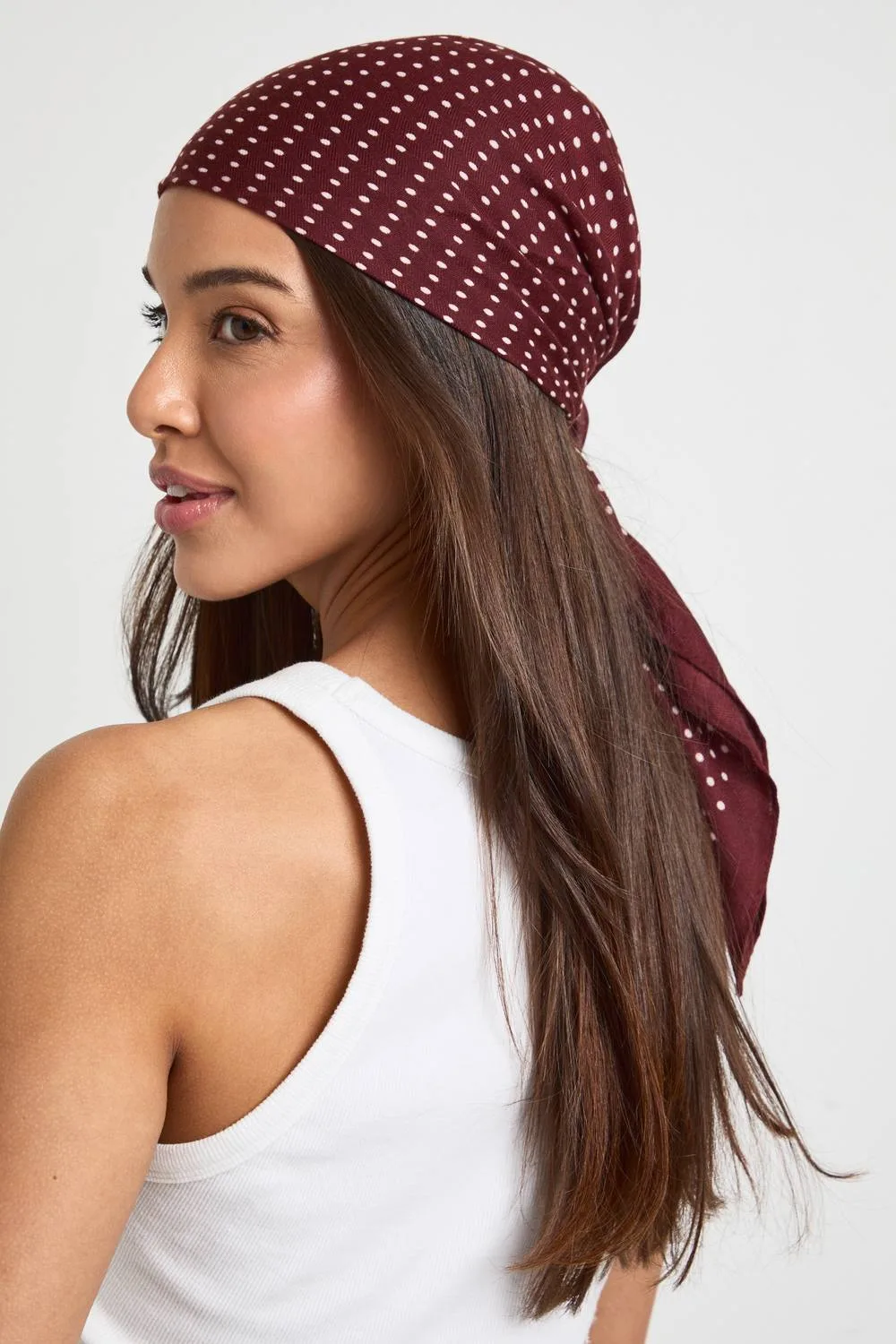 Polka Dot Headscarf by boohoo