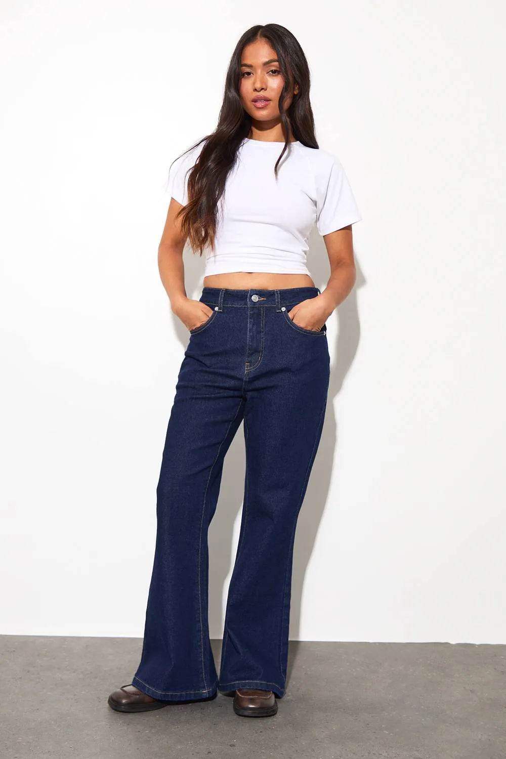 The Petite High Waist Flare Jean
