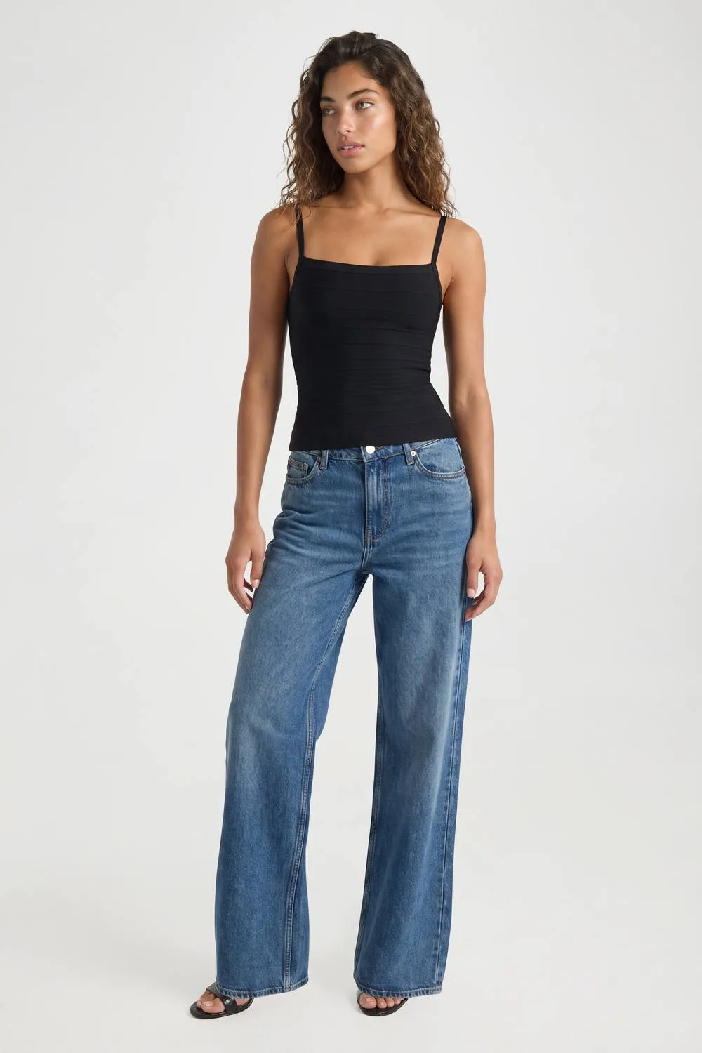 Strappy Bandage Corset Top by boohoo