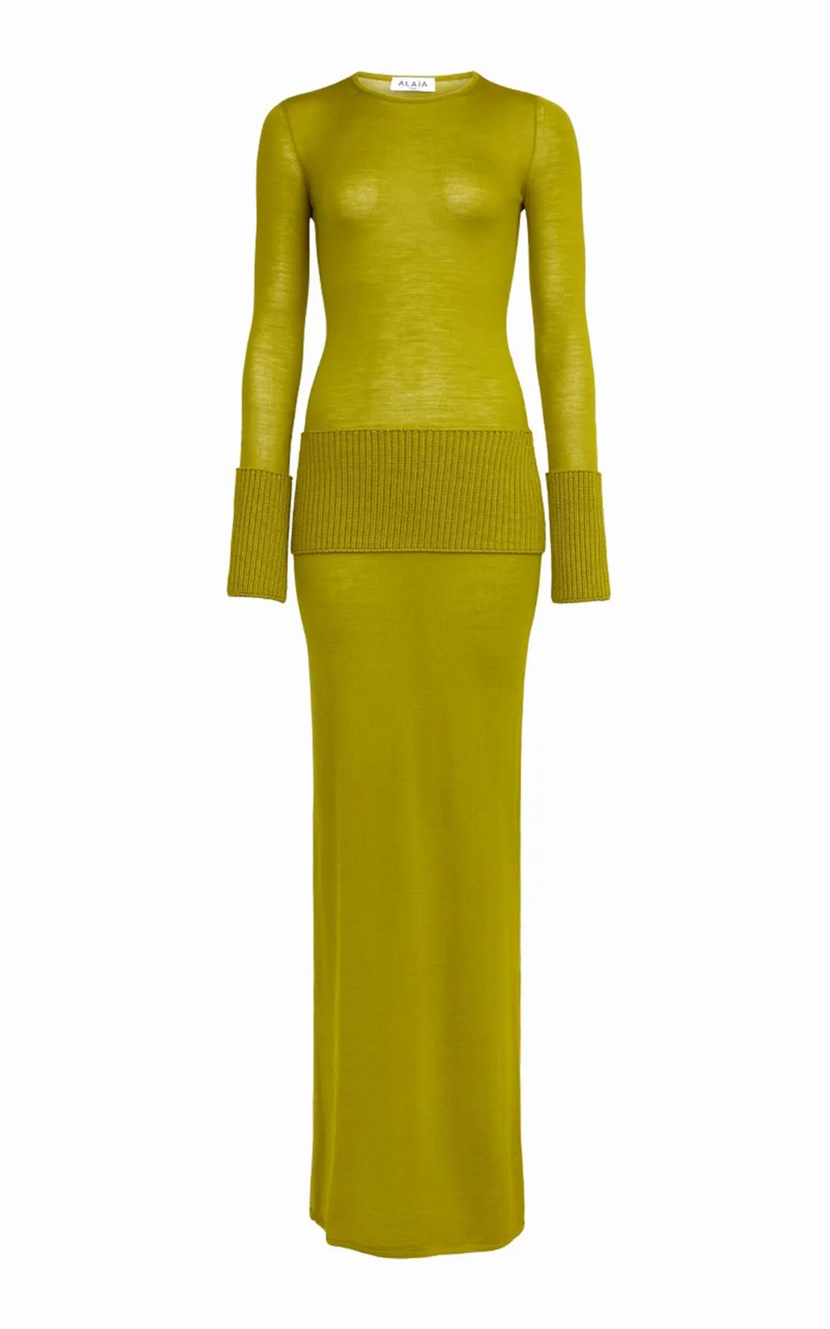 Wool Knit Maxi Dress by ALAÏA
