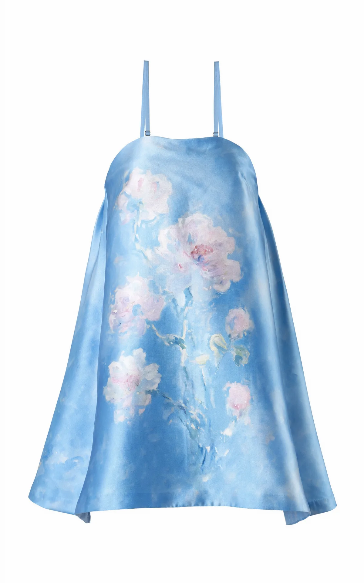 Azure Blossom Mini Dress by La Fuori