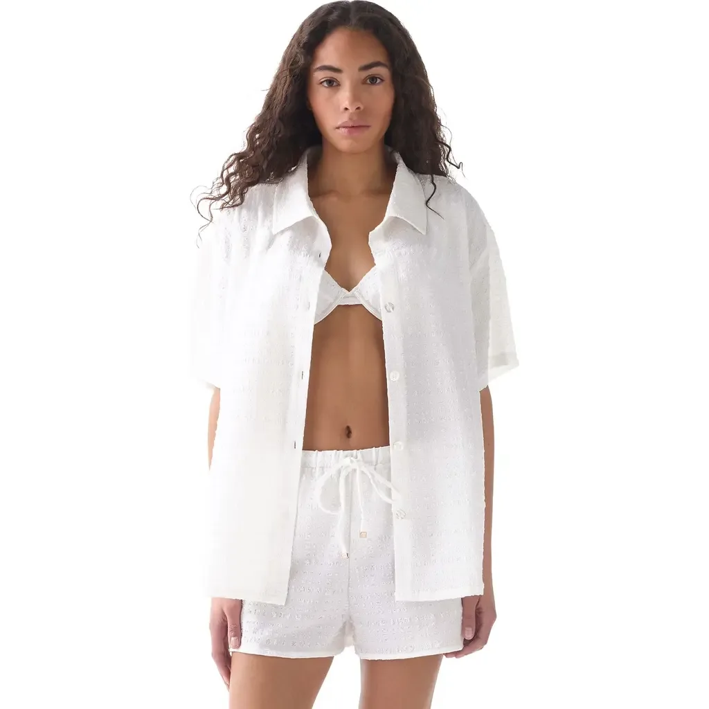 Short Sleeve Swim Shirt by Kate Spade New York