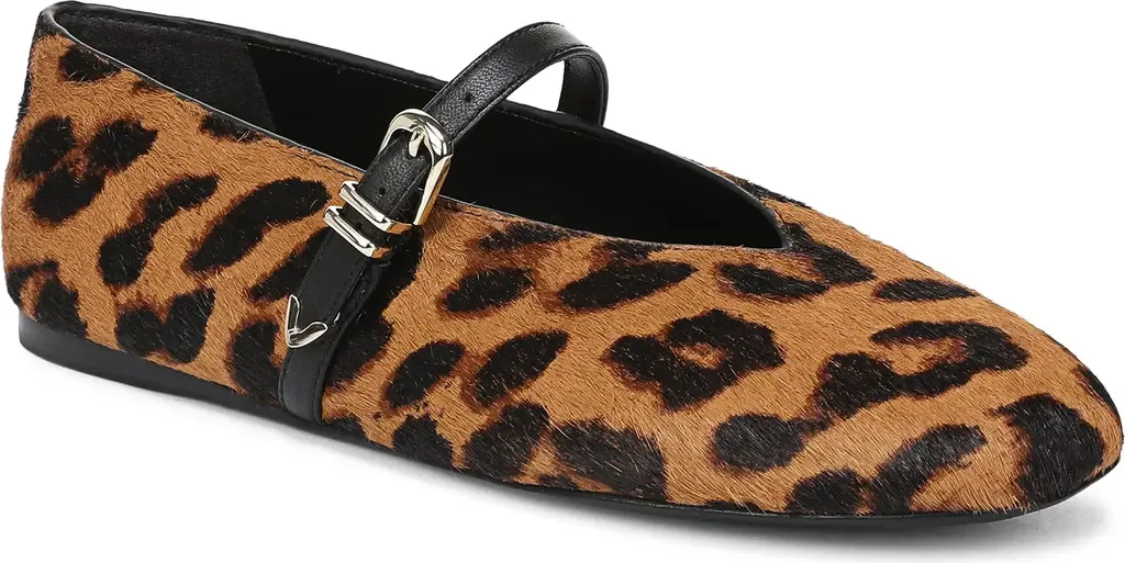 Margot Genuine Calf Hair Mary Jane Flat by Favorite Daughter