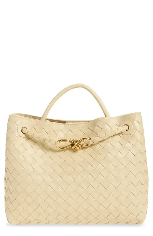 Medium Andiamo Intrecciato Shoulder Bag by Bottega Veneta