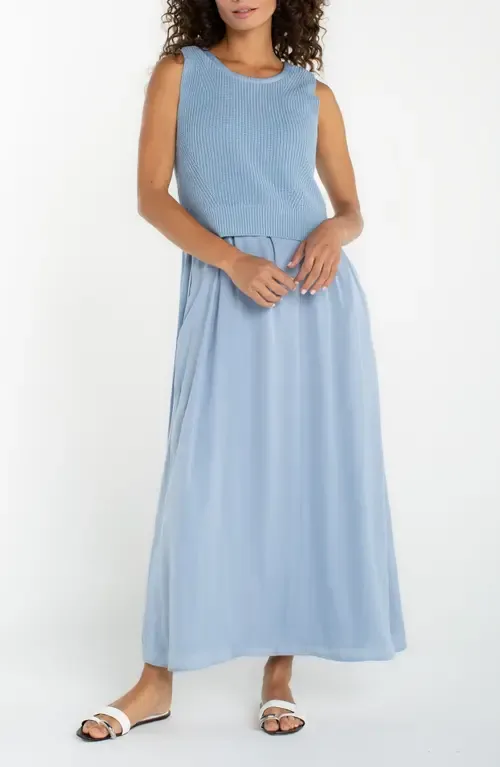 Mixed Media Maxi Dress by Liverpool Los Angeles
