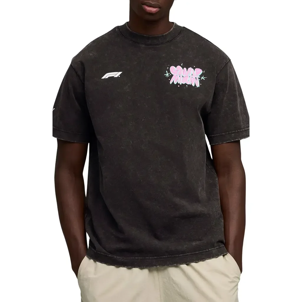 F1 Miami Go Wild Cotton Graphic T-Shirt by PUMA