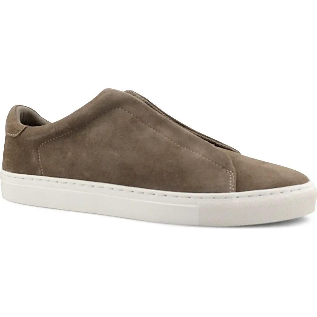 Jaxon Low Top Sneaker in Taupe Suede by Blake Mckay