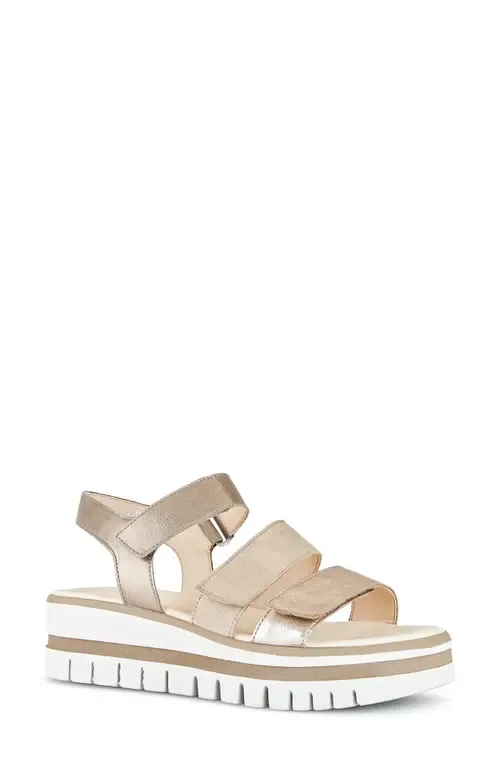 Strappy Wedge Sandal