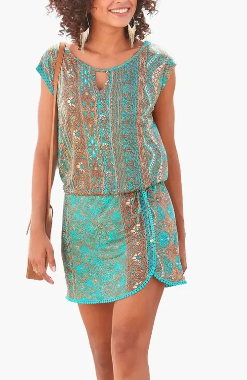 Crochet Hem Dress