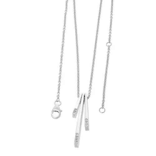 Melody Key Pendant in Sterling Silver by Lucy Quartermaine