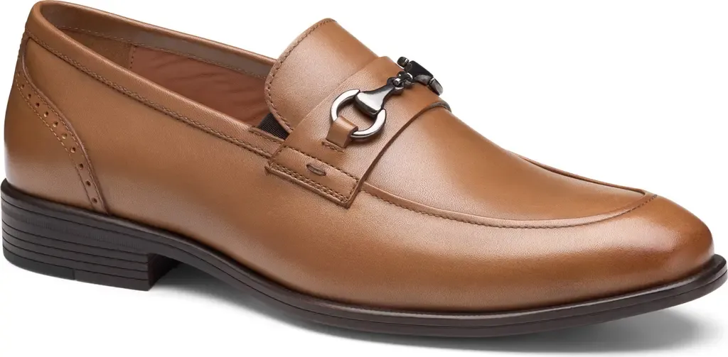 Reeve Bit Loafer in Tan Full Grain by Johnston & Murphy