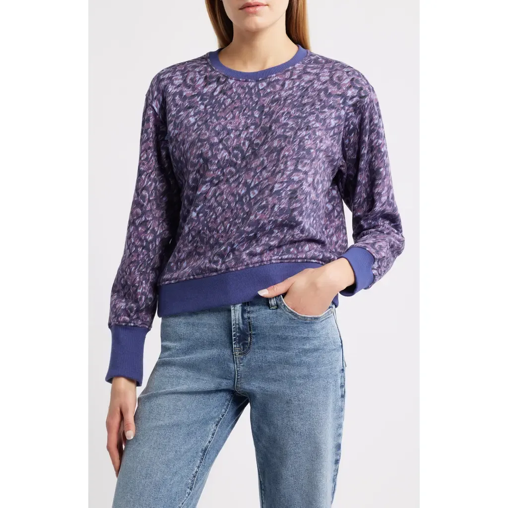 Classic Print Sweatshirt by CITY BLUES