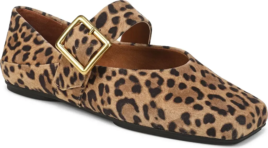 L-Oakes Flat in Brown Suede by Franco Sarto