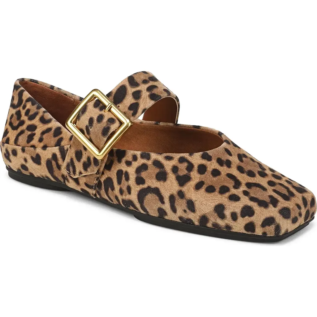 L-Oakes Flat in Brown Suede by Franco Sarto