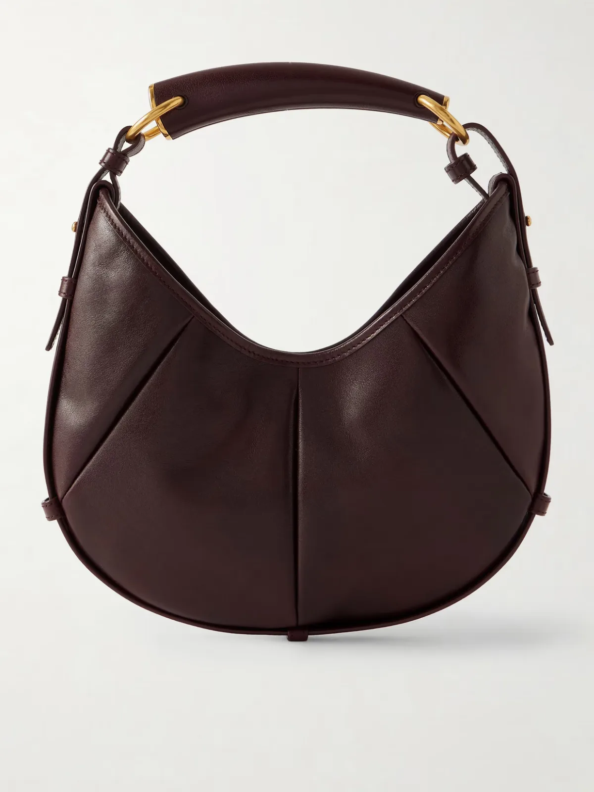 - Mombasa Paneled Leather Shoulder Bag -