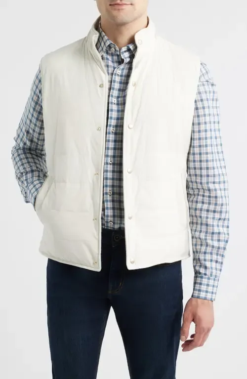 Sandhills Quilted Snap-Up Vest - Stone by johnnie-O