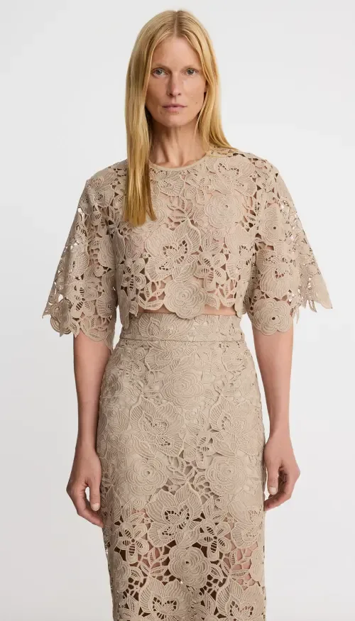 Lace Tee by Smythe