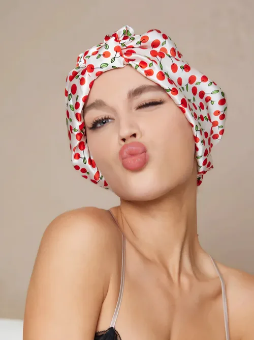 100% Mulberry Silk Sleep Bonnet by SILKSILKY