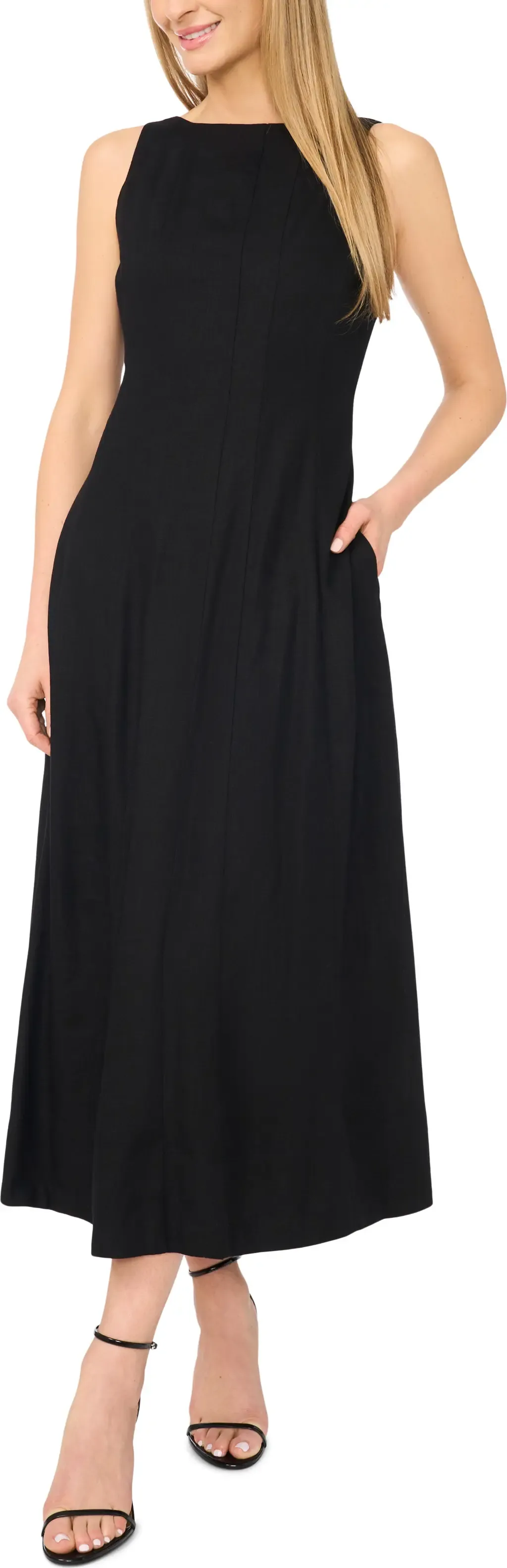 High Neck Princess Seam Dress
