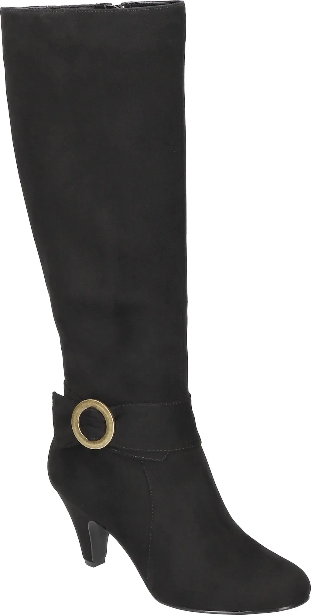 Rima Knee High Boot in Black Suede by Bella Vita