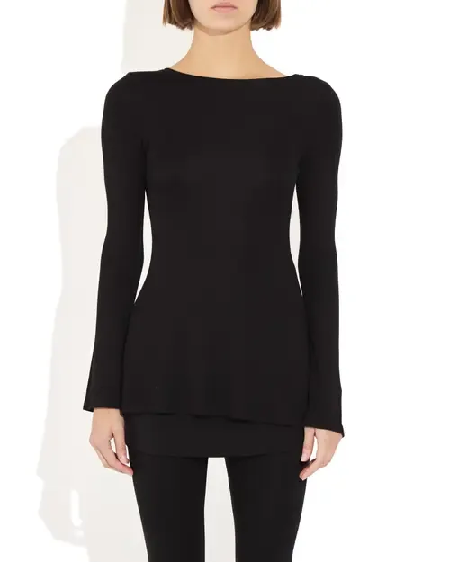 Evelyn Funnel Sleeve Top by The Park
