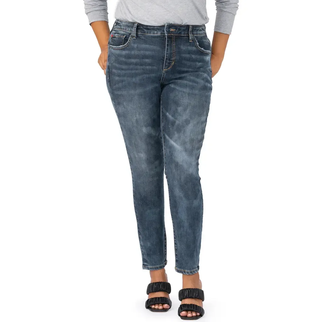 High Waist Ankle Skinny Jeans