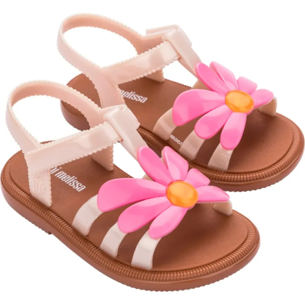 Hip Bloomy Ankle Strap Sandal by Mini Melissa