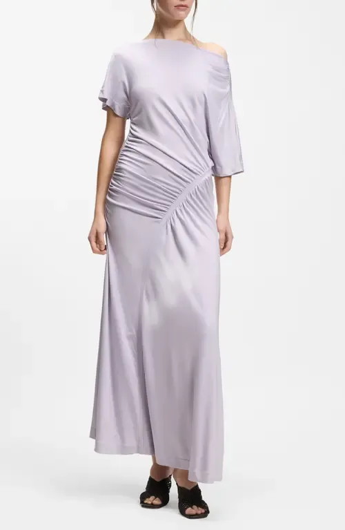 Ecaren Ruched Jersey Dress by BOSS