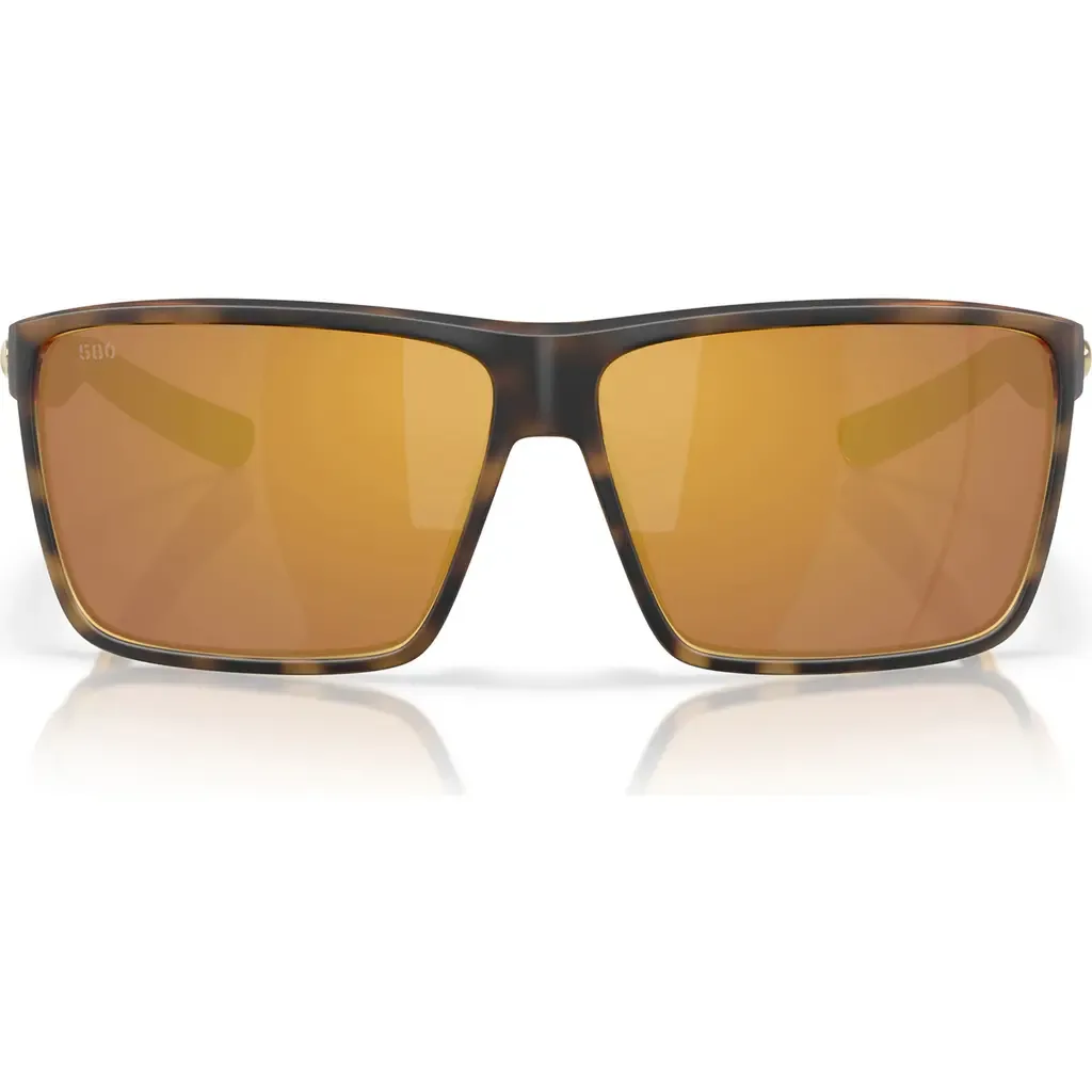 63mm Polarized Oversize Square Sunglasses by Costa Del Mar