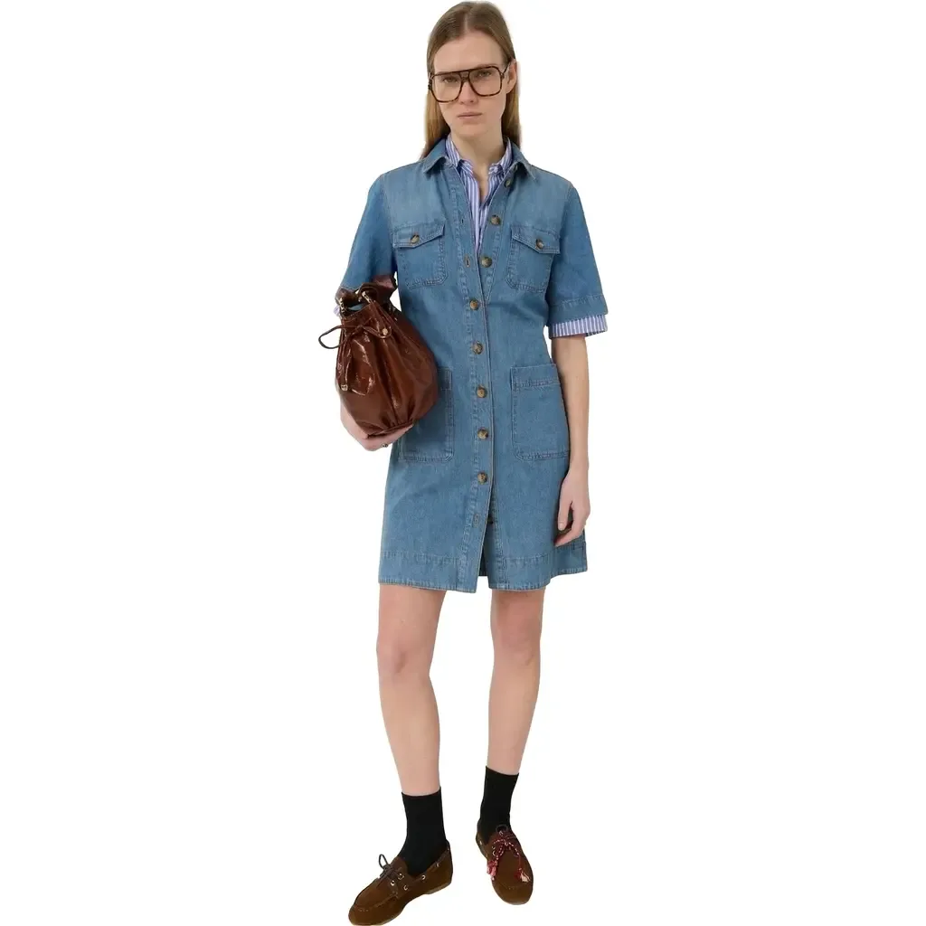 Rani Denim Shirt Dress by GERARD DAREL