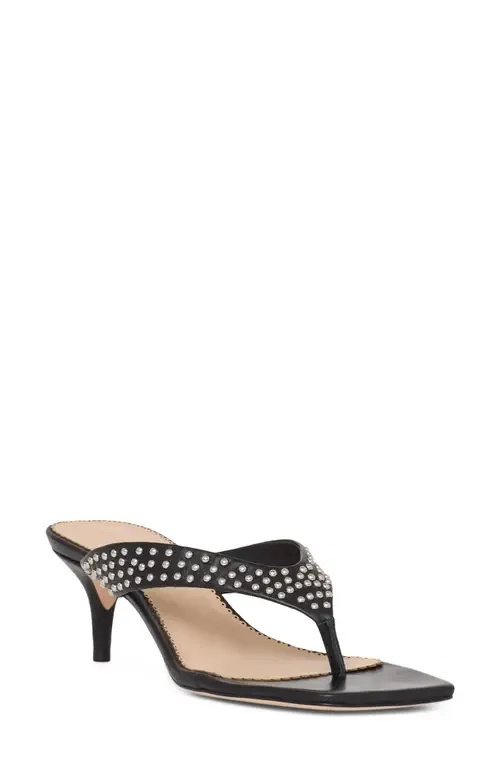 Frankie Studded Leather Thong Sandal by Cinq à Sept