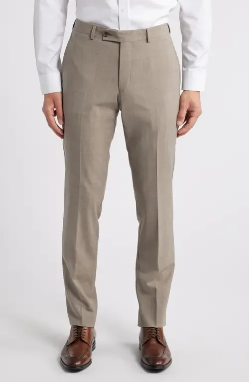 Patrick Flat Front Stretch Wool Dress Pants by Jack Victor