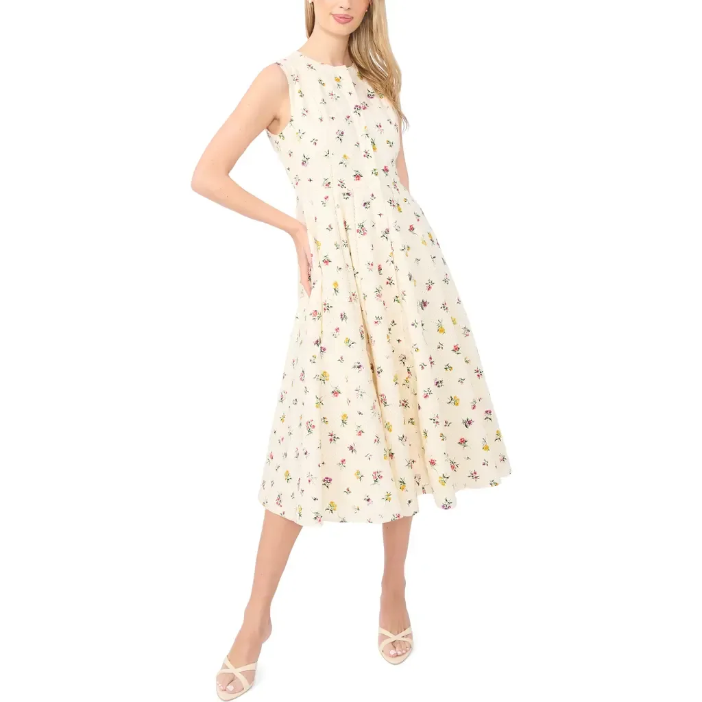 Joanne Floral Print Midi Dress by Ted Baker