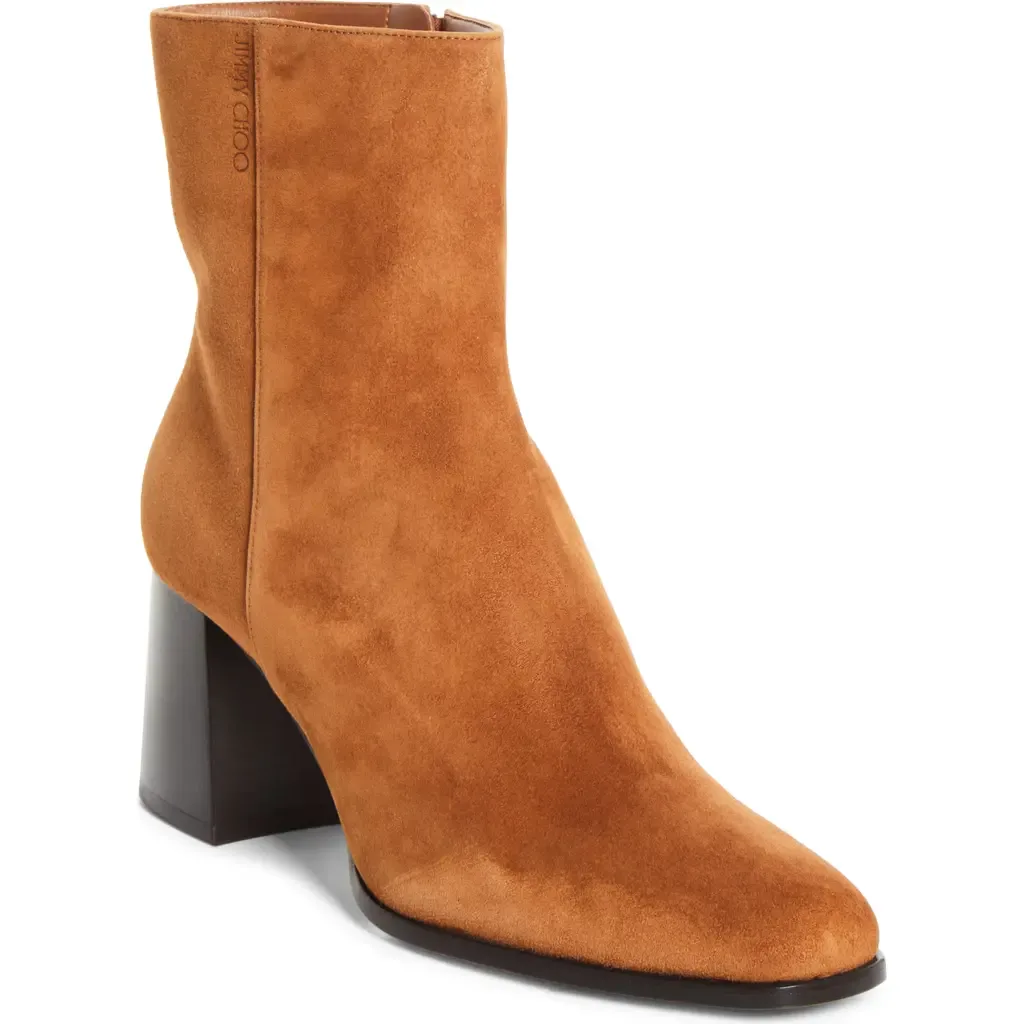 Linne Block Heel Bootie by Jimmy Choo
