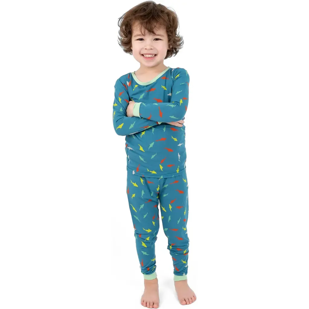 2-Pc. Soft Stretch Viscose Matching Family Holiday Pajamas by Leveret