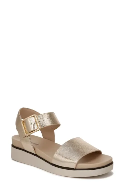 Gillian Metallic Platform Sandal